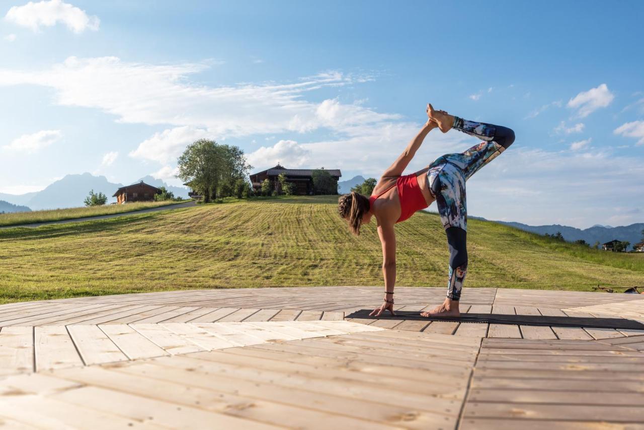Mountain Vista - Bio Yoga Hof Apartment คิทซ์บือห์ ภายนอก รูปภาพ