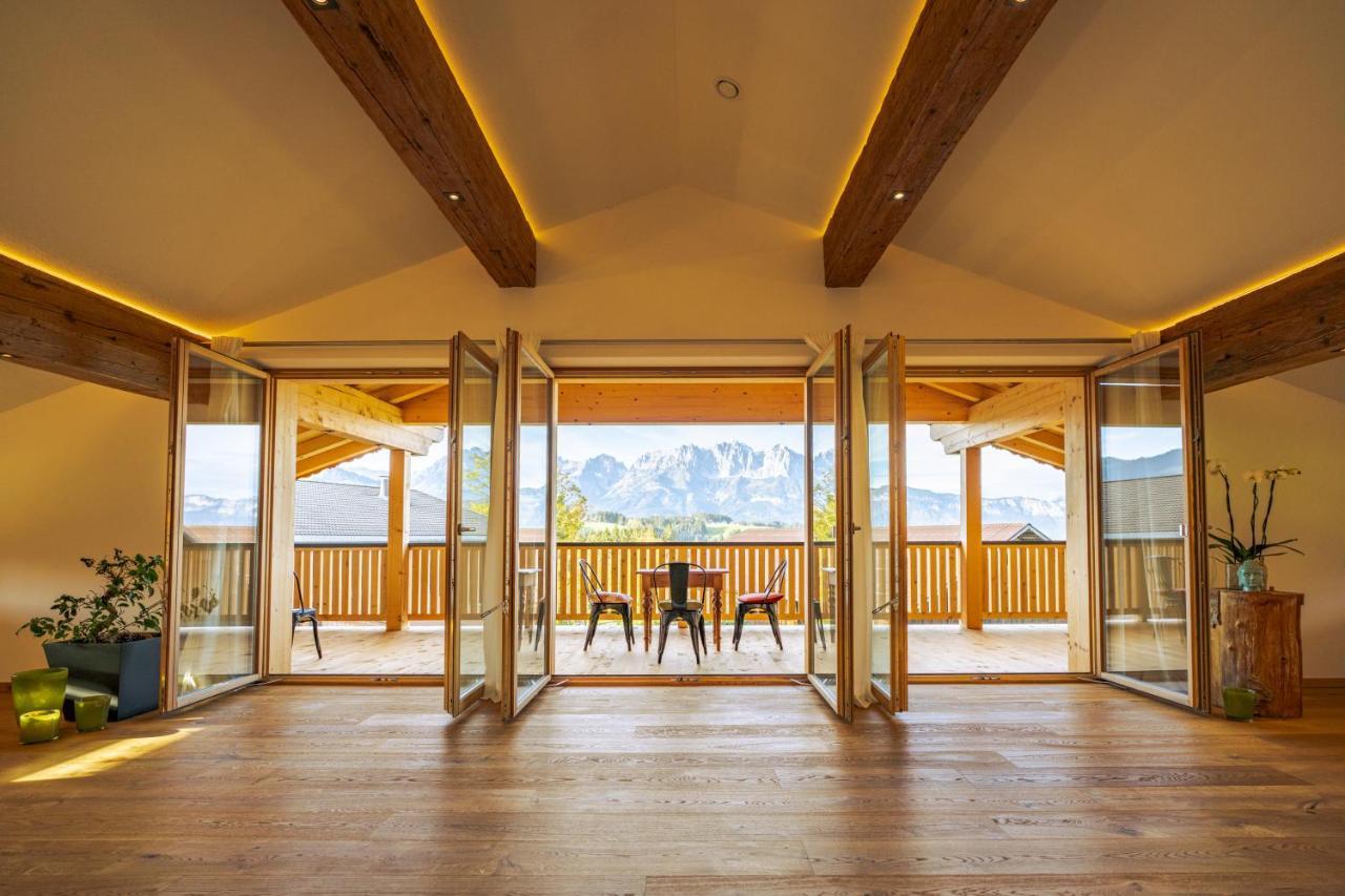 Mountain Vista - Bio Yoga Hof Apartment คิทซ์บือห์ ภายนอก รูปภาพ