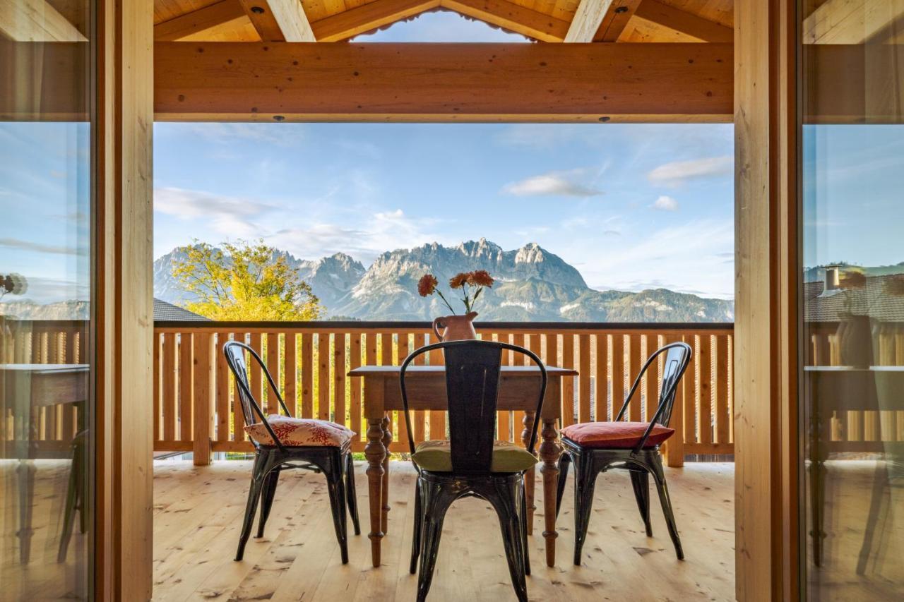 Mountain Vista - Bio Yoga Hof Apartment คิทซ์บือห์ ภายนอก รูปภาพ