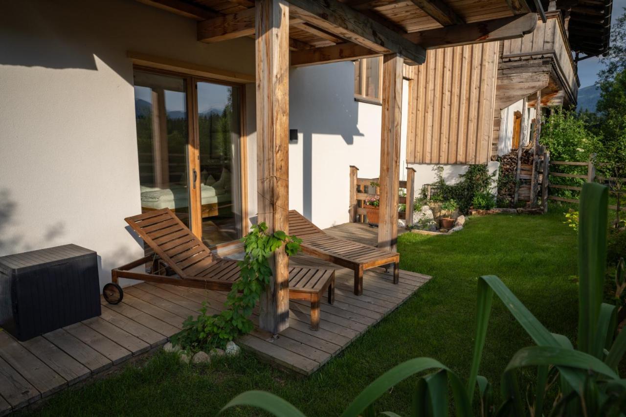 Mountain Vista - Bio Yoga Hof Apartment คิทซ์บือห์ ภายนอก รูปภาพ