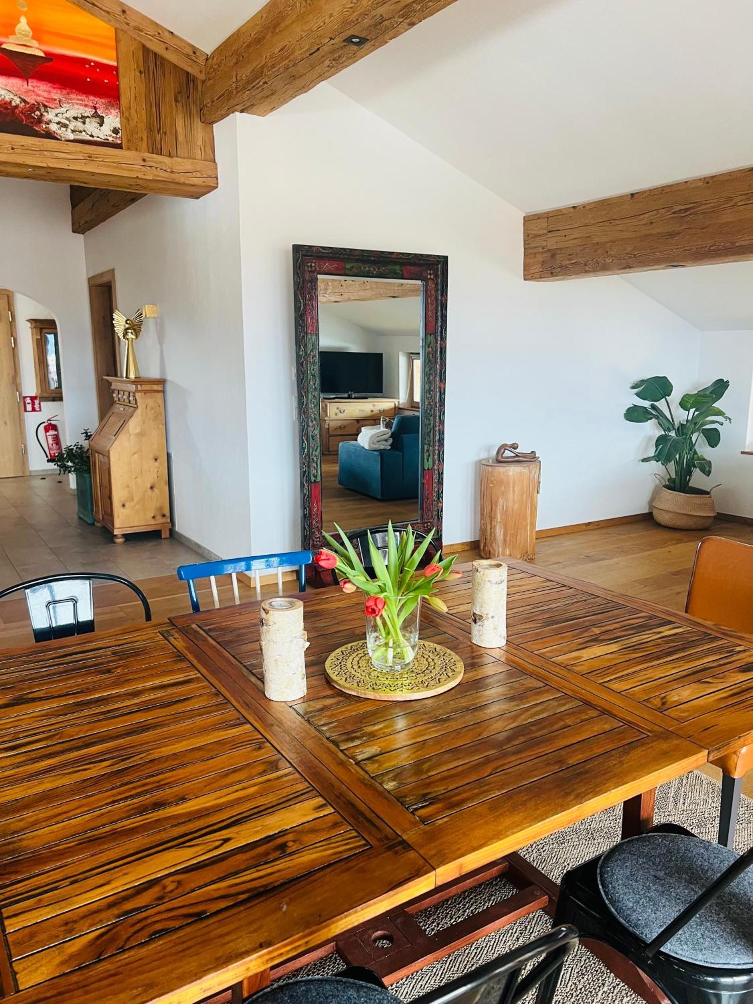 Mountain Vista - Bio Yoga Hof Apartment คิทซ์บือห์ ภายนอก รูปภาพ