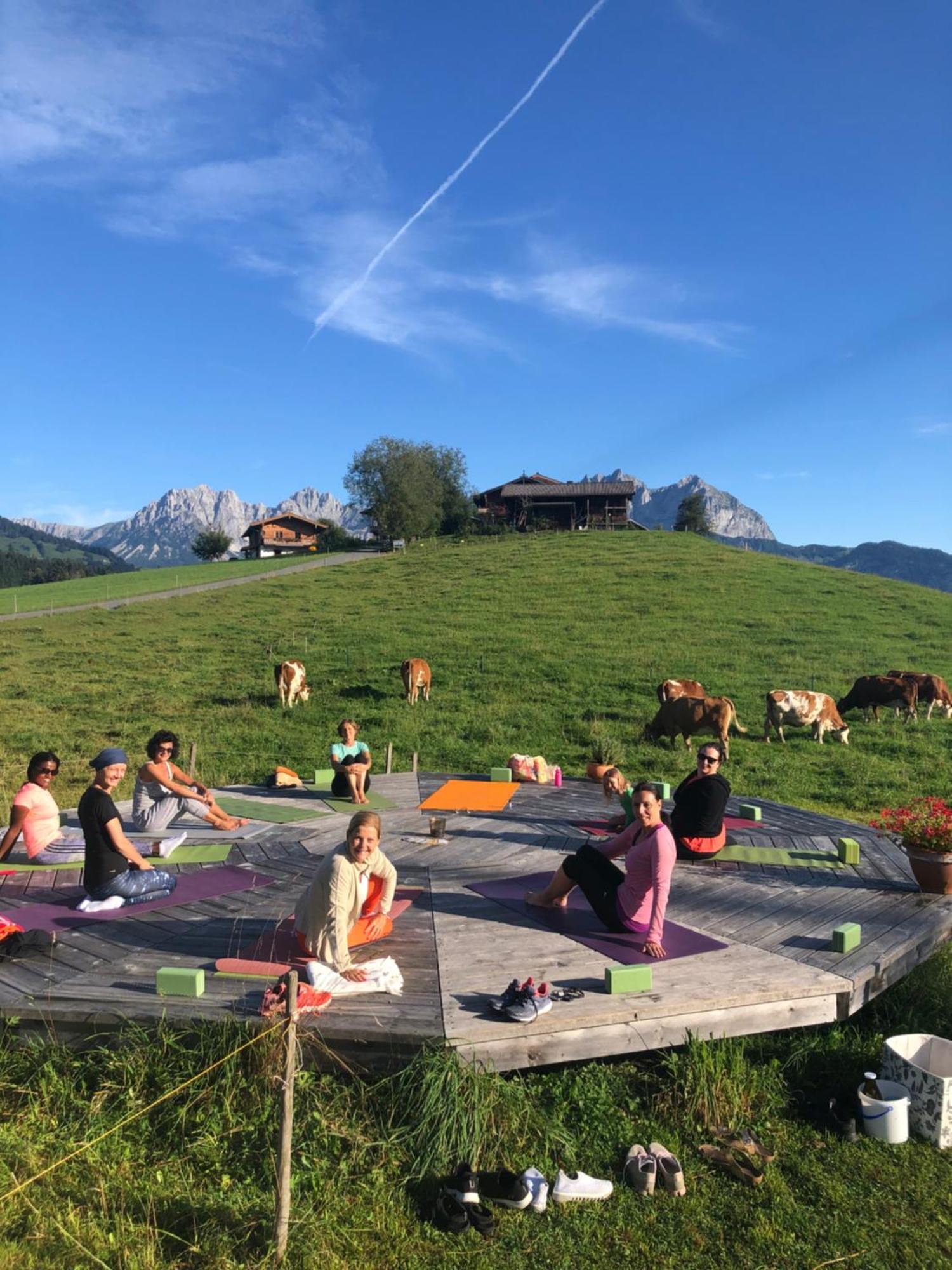 Mountain Vista - Bio Yoga Hof Apartment คิทซ์บือห์ ภายนอก รูปภาพ